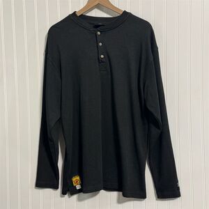 TAC23 L Flame Resistant FR‎ Henley Work Shirt HRC 2 AR/FR Long Sleeve Large